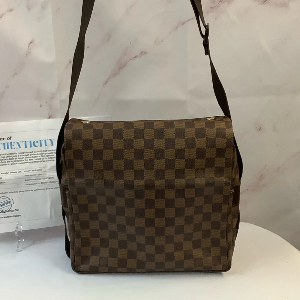 GUC Louis Vuitton Naviglio Damier Ebene Messenger